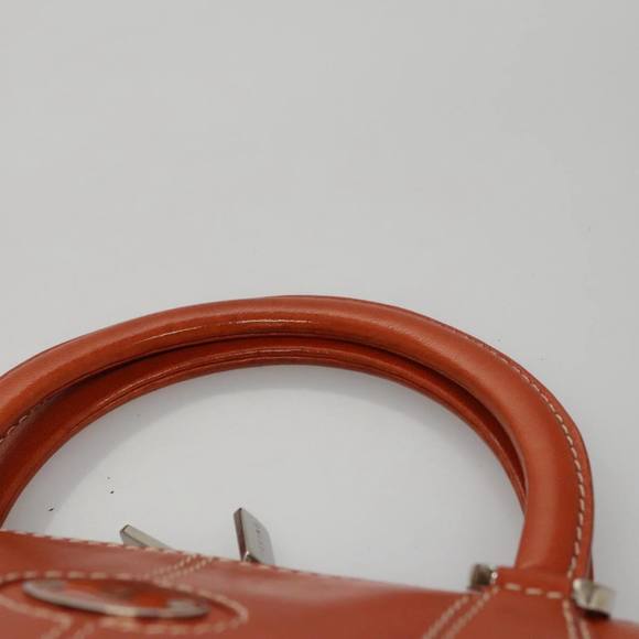 CELINE Hand Bag Leather Brown Auth bs21054 - Picture 8 of 16